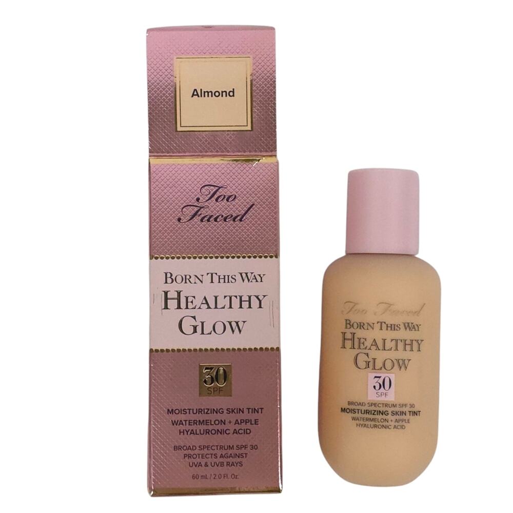 Too Faced Born This Way Healthy Glow SPF 30 Skin Tint Foundation Almond